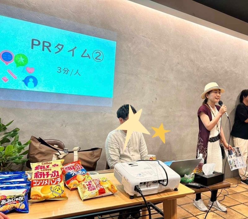 PRタイムで熱弁