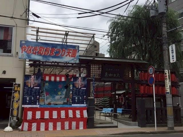 以前設置されていた舞台